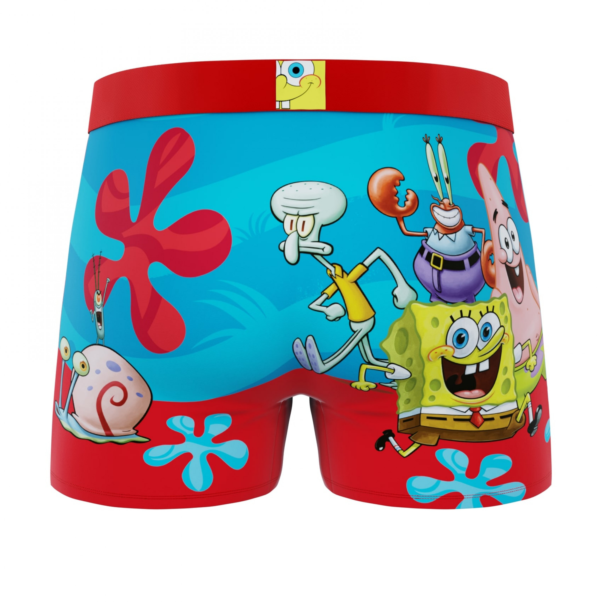 Crazy Boxer SpongeBob SquarePants and Friends Men's Boxer Briefs